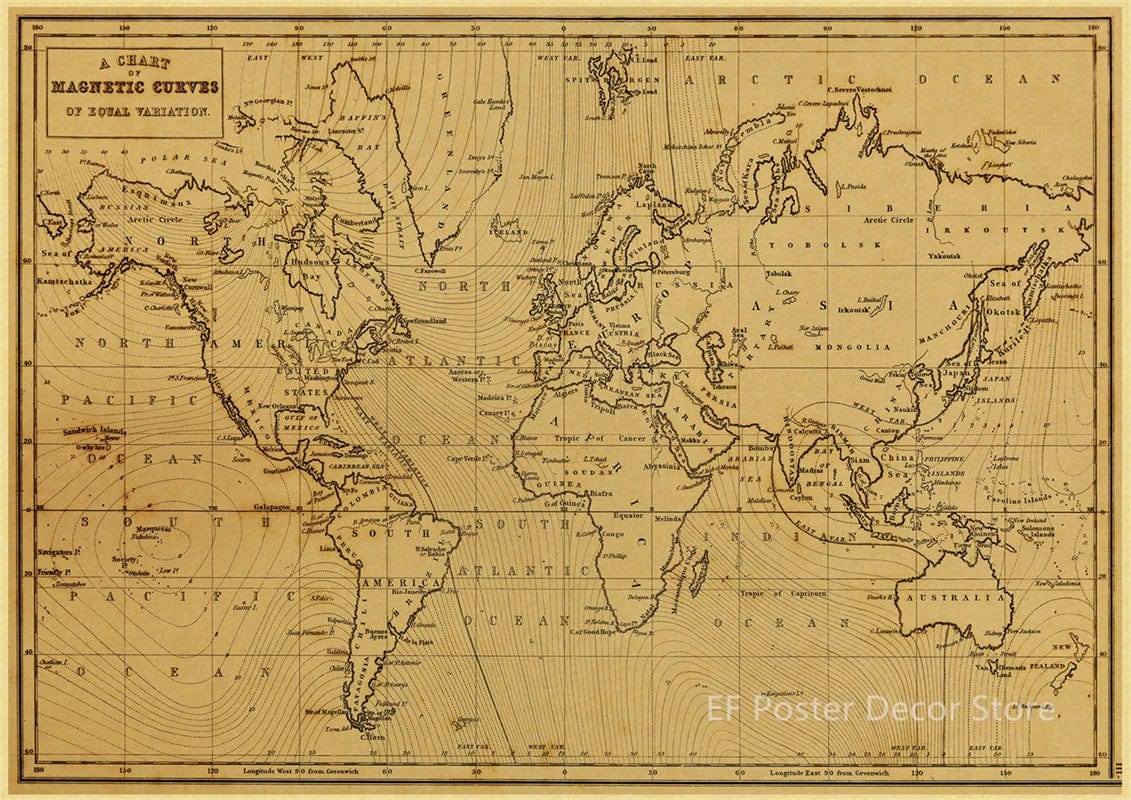 Mappemonde murale - Époque Renaissance