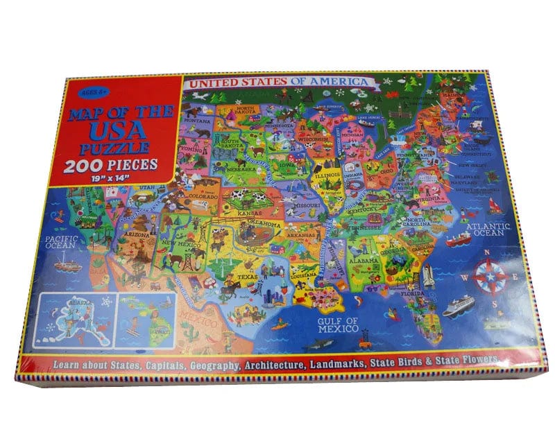 Puzzle Mappemonde - USA